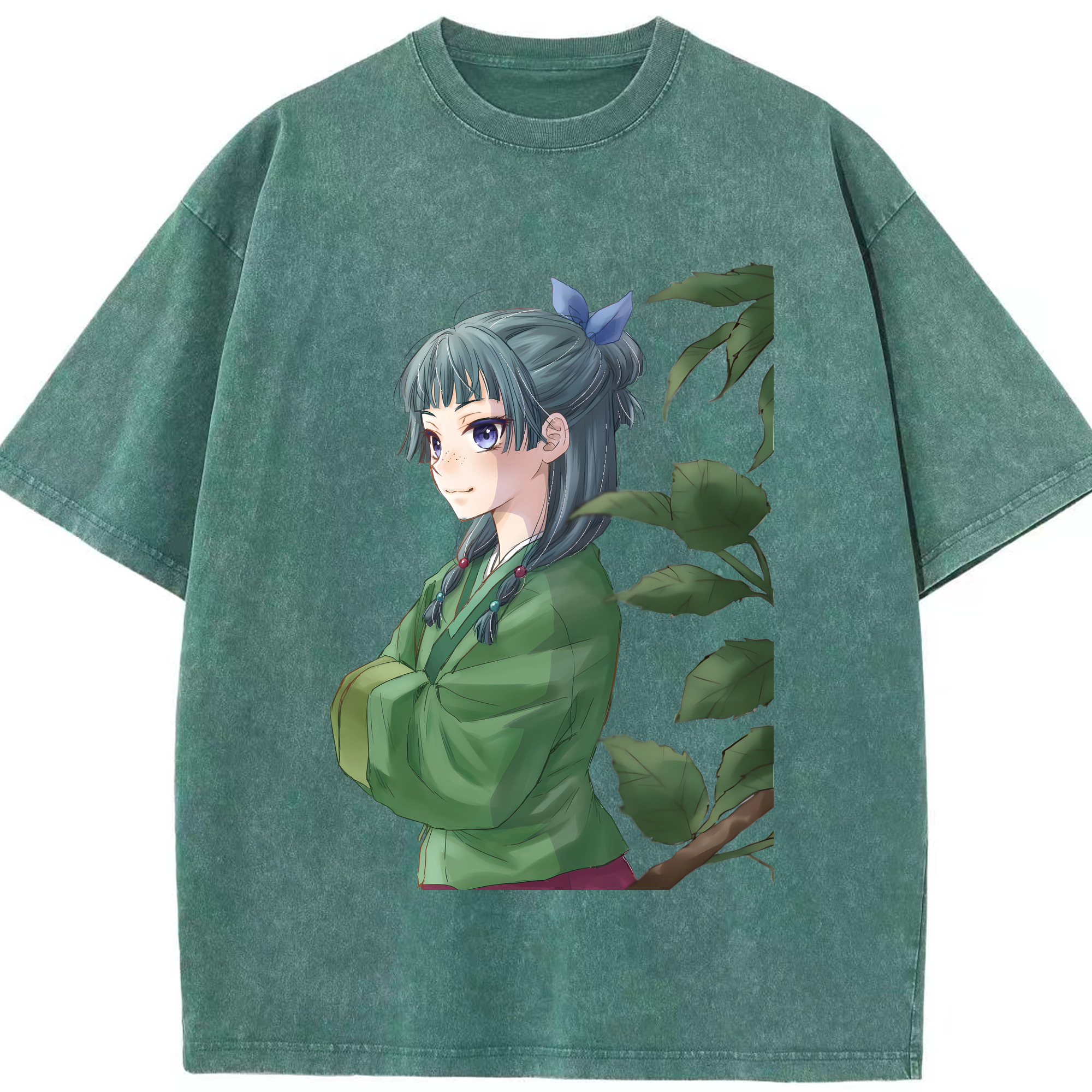 （画像用） 薬屋のひとりごと The Apothecary Diaries 綿100% ヴィンテージ風 半袖Tシャツ（フロントプリント）